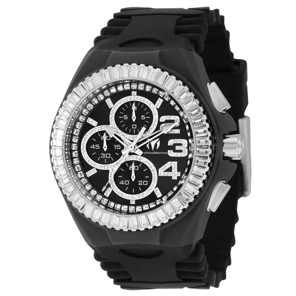 NWT TechnoMarine TM-121180 Cruise | Chronograph | Black | Men's Watch